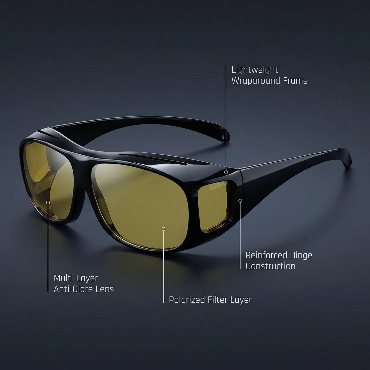Night Driving Glasses with GlareCut Technology