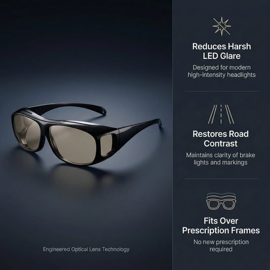Night Driving Glasses with GlareCut Technology